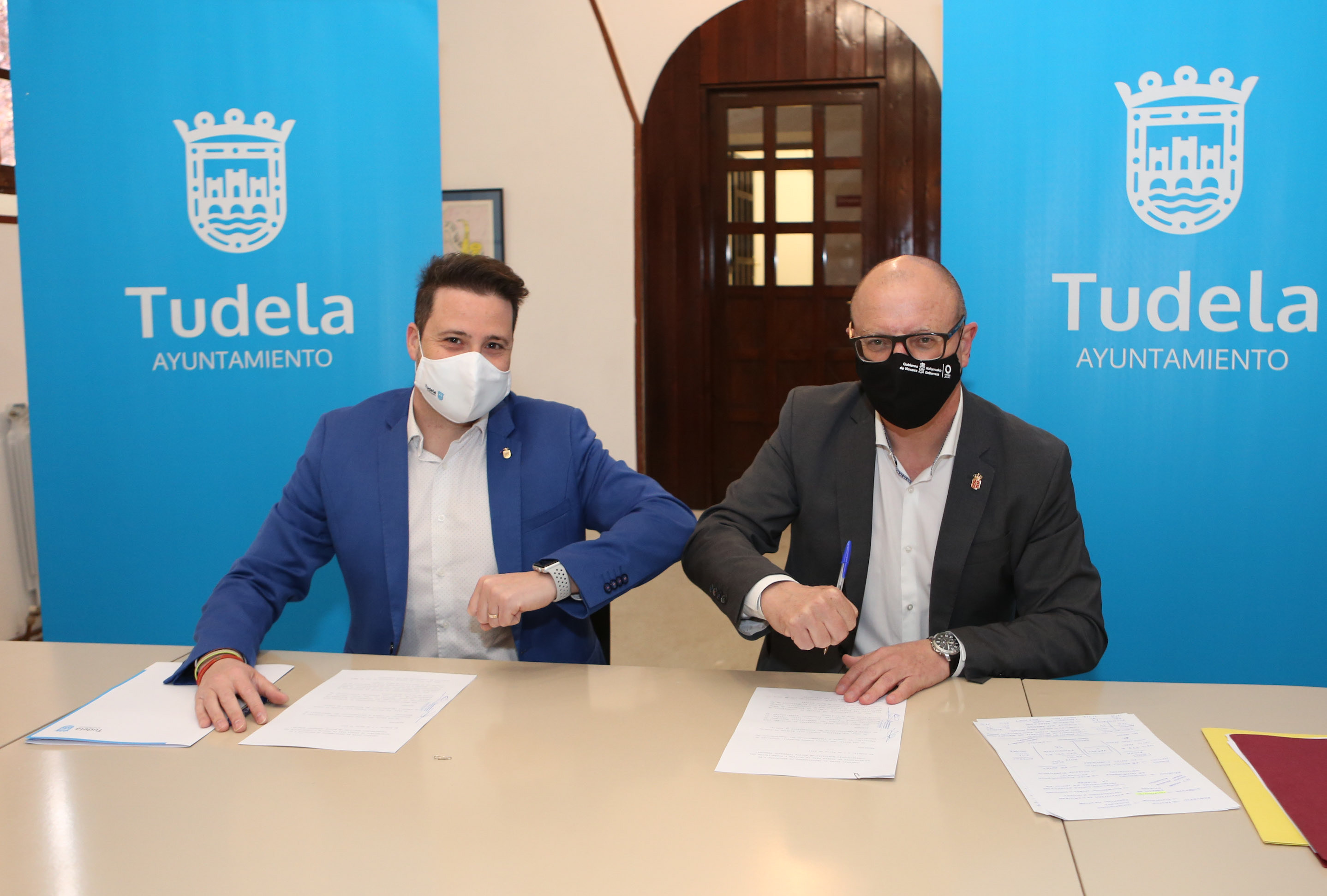 Educación y el Ayuntamiento de Tudela firman el convenio de gestión y financiación del Conservatorio de Música Fernando Remacha
